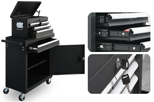 XR-5933ZHG Compact black cabinet