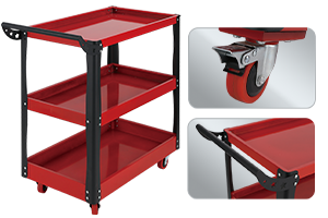 XR-R654678R Red rolling cabinet